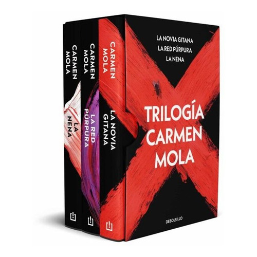 Trilogía La novia gitana: La novia gitana. La Red Púrpura. La Nena., de Carmen Mola., vol. 1.0. Editorial Debolsillo, tapa blanda, edición 1.0 en español, 2020