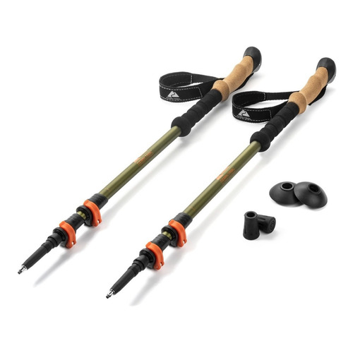 Trekking Poles Bastones Ozark Trail Aluminio Excursion 2 Pk Color Verde