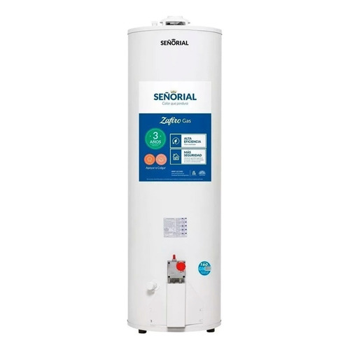 Termotanque multigas Señorial Zafiro TTS-160 blanco 160L