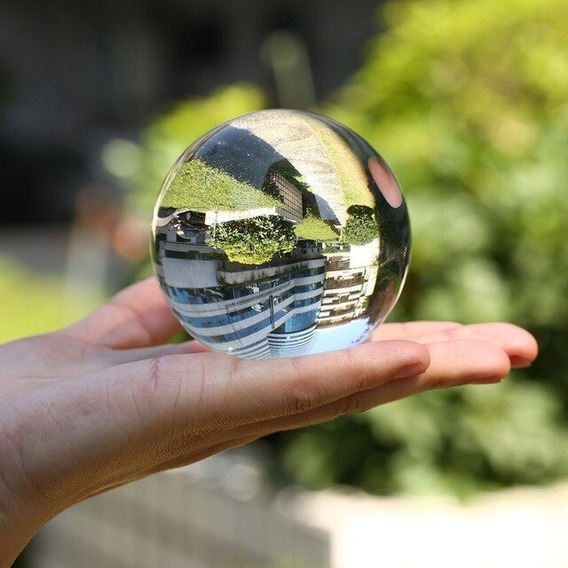 Bola De Cristal Para Fotografía Lensball De 6cm Y 8cm