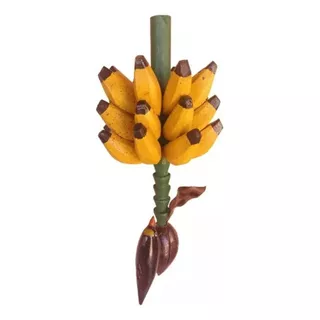 Cacho De Banana / Artesanato Em Madeira / Decoração