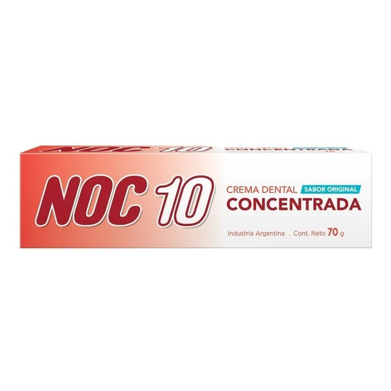 Pack X 10 Noc 10 Dentífrico Concentrado 70 Grs