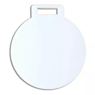 Medalla Acrílico Blanco 3mm 6cm Para Sublimar Pack 30