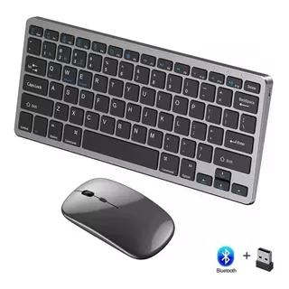 Teclado Y Ratón Inalámbricos Weibo Wb-8077 Bluetooth E Inalámbricos