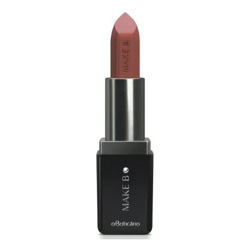 Lápiz labial Make B Impulsive Nude Matte, 3.6 g, De O Boticário, acabado mate, color nude impulsivo