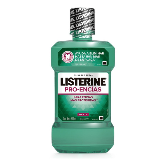 Enjuague bucal Listerine Pro-encías 500 Ml