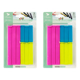 Set 18 Pcs Clips Sellado De Bolsas Pinza Alimentos 13444