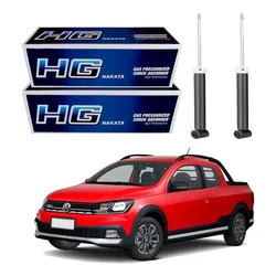  Par Amortecedor Traseiro Saveiro Cross G7 1.6 2017 A 2020