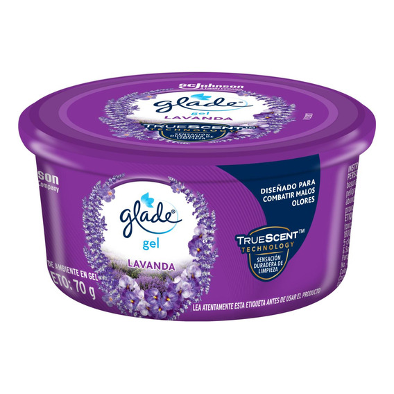 Ambientador En Gel Glade Lavanda 70 G