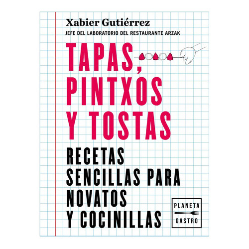 Tapas, Pintxos Y Tostas, De Gutiérrez, Xabier. Editorial Planeta Gastro, Tapa Blanda En Español