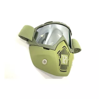 Antiparra Motos Mascara Hawk P/casco Abierto Solomototeam