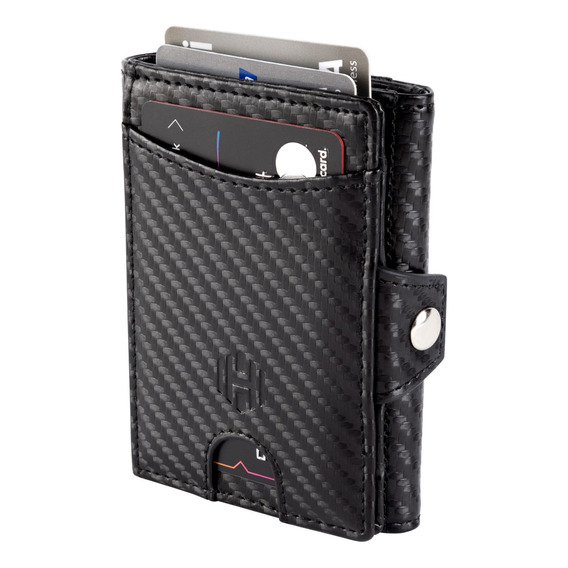 Billetera Hombre 100%cuero Hardley Tarjetero Proteccion Rfid