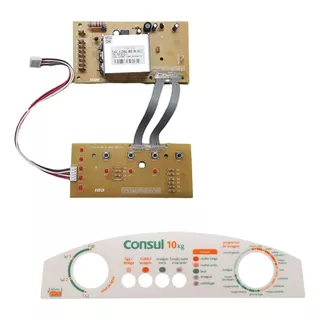 Kit Placa Consul Maré Cwl10 10kg + Painel Decorativo Cwl 10