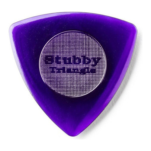 Uñetas Jim Dunlop Tri Stubby 473r 3.0 Bolsa X24u Color Violeta oscuro