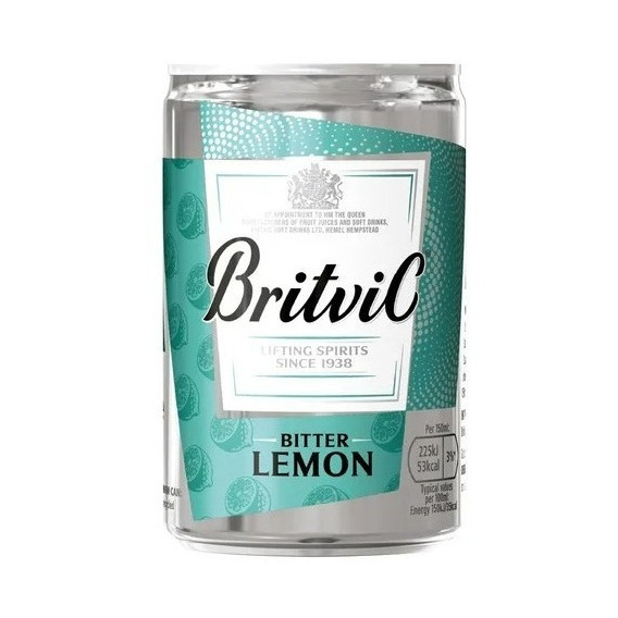 Bitter Lemon Britvic Pack 24 Latas 150ml Imp Reino Unido 