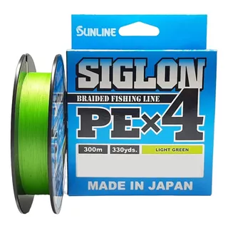 Linha Sunline Siglon X4 Pe3.0 0,296mm 50lb 300m Light Green