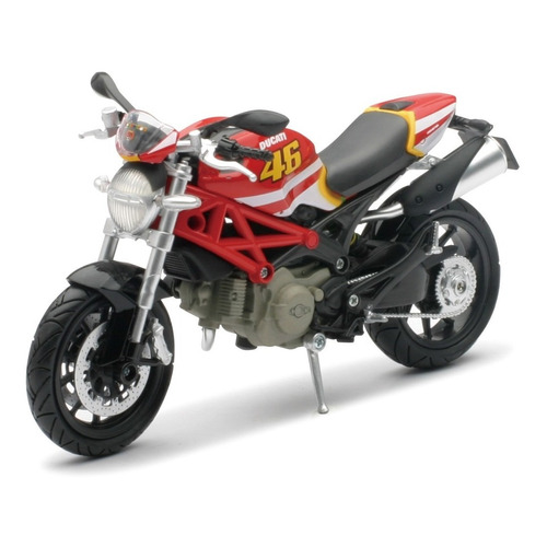 Moto Ducati Monster 796 Escala 1:12 New Ray Colección