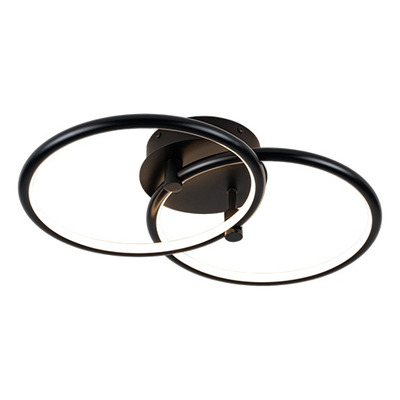 Plafon Led Esfercio 50w Deco Moderno 201311 Tz - Negro