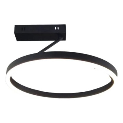 Plafon Led Circular Crown 19137 Negro 36w Dinamico Cie