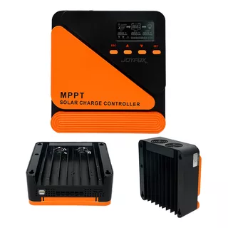 Controlador De Carga Painel Solar Mppt 60a Joyfox Usb Lcd 12/24v