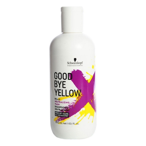 Schwarzkopf Good Bye Yellow Shampoo Neutralizante X 300 Ml
