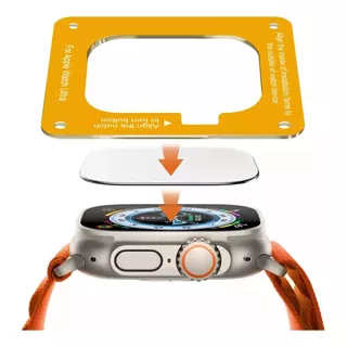 Mica Protector Cristal Templado Para Apple Watch Ultra 49mm