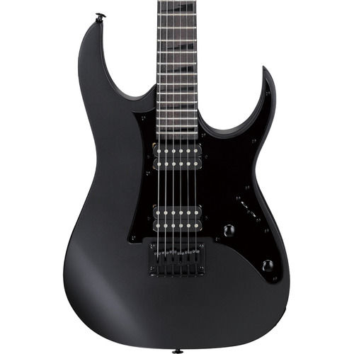 Ibanez Grgr131ex-bkf Guitarra Eléctrica Álamo Negro Mate Color Black flat Material del diapasón Amaranto Orientación de la mano Diestro