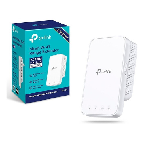 Tp-link Re300 - Extensor Wifi Ac1200 2 Antenas Internas Color Blanco