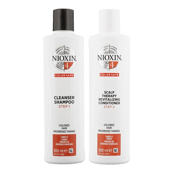 Nioxin-4 Shampoo 300ml + Acondicionador Cabello Teñido