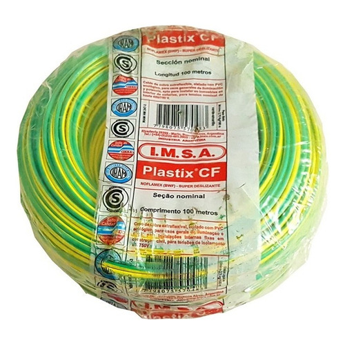 Cable Unipolar Imsa Plastix Cx 1.5 X 100m En Rollo