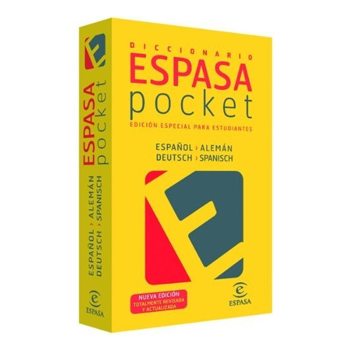 Diccionario Pocket Español- Alemán, De Aa. Vv.., Vol. 0. Editorial Espasa, Tapa Blanda En Español, 2007