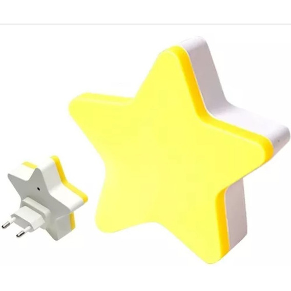 Espanta Cuco Luz Led De Noche Con Sensor Forma De Estrella