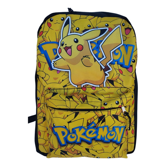 Mochila Liceal - Pikachu 2 . Pokemon