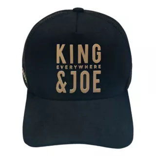 Boné Masculino Trucker King & Joe Preto Ac.21.415.0897