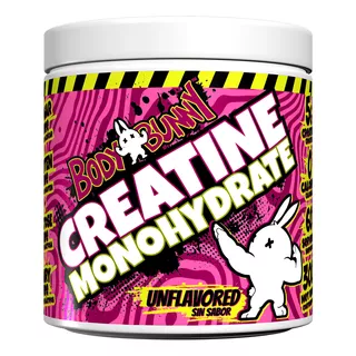 Creatina Monohidratada 60 Servicios Body Bunny Sabor Sin Sabor