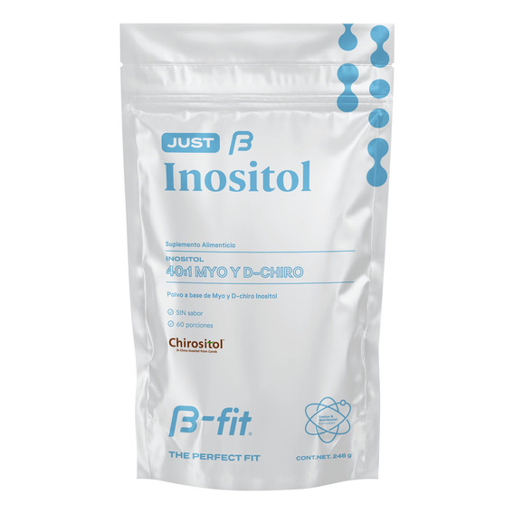 Myo Inositol Y D-chiro Inositol En Polvo 246g 60 Porciones Sabor Sin sabor