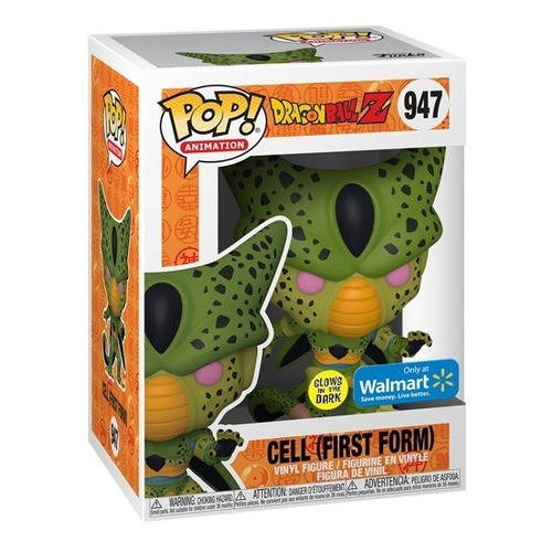 Cell Glow In The Dark Funko Pop 947 / Dragon Ball / Walmart