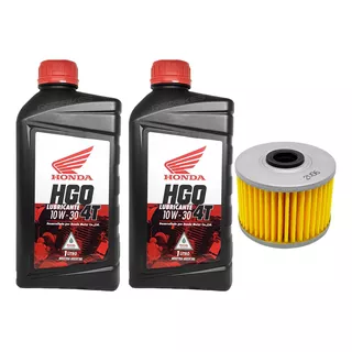 Kit Service Honda Xre300 Filtro Aceite Original Hgo 10w30 M1