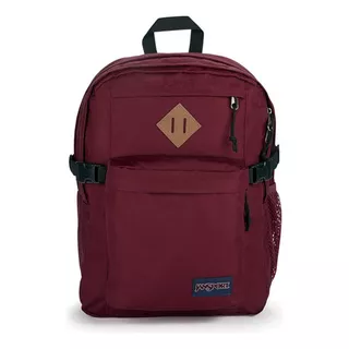 Mochila Jansport Main Campus Russet Red Diseño De La Tela Liso