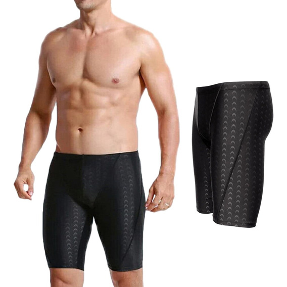 Trajes De Baño Deportivo Hombre Natación Short Secado Rapido