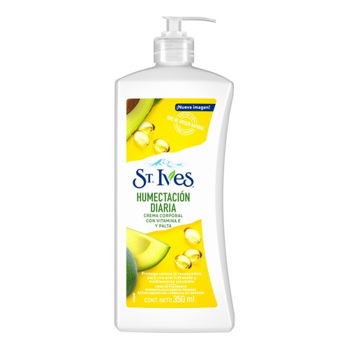  Crema para cuerpo St. Ives Humectación Diaria en dosificador 350mL