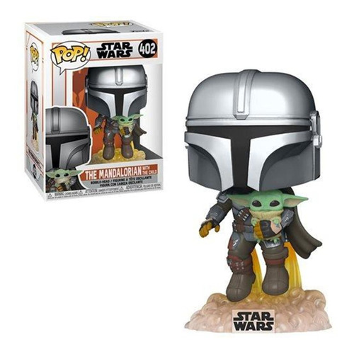 Funko Pop Star Wars: The Mandalorian - Mando Flying