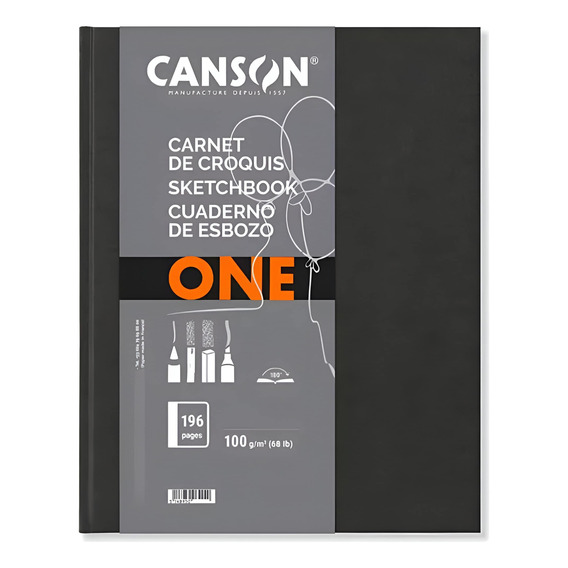 Canson Art Book - Libreta One; 10,2 X 15,2 Cm, 98 H