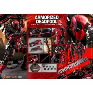 Hot Toys Marvel Armorized Deadpool Die-cast 1/6 Figure