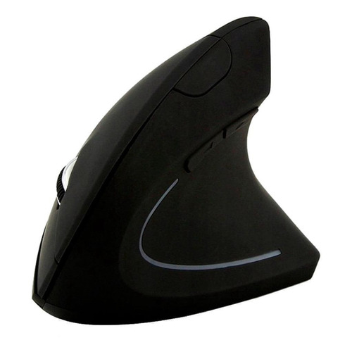 Mouse vertical inalámbrico recargable Kolke  Computadora KEM-248 negro