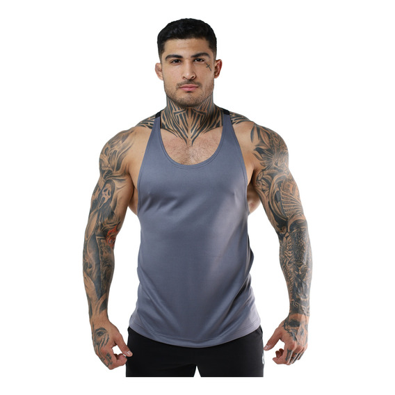 Playera Olimpica Tank Top Bata Deportiva Hombre Fenix Fit Bd