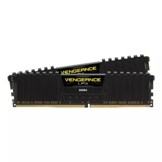 Memoria Ram Vengeance Lpx Gamer Color Negro 32gb 2 Corsair Cmk32gx4m2e3200c16