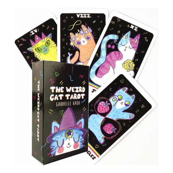 Tarot Rider-waite Versión  The Weird Cat, Edición Especial