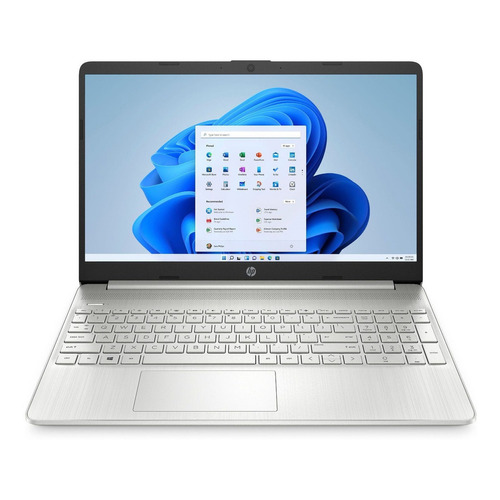 Laptop HP 15-dy5000la plateada natural 15.6", Intel Core i5 1235U  16GB de RAM 512GB SSD, Intel Iris Xe Graphics G7 80EUs 1920x1080px Windows 11 Home