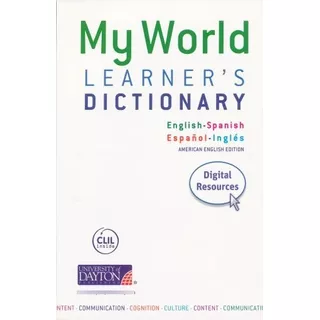 My World Learners Dictionary English Spanish Español Ingles